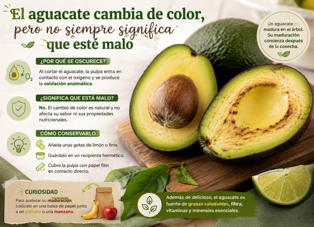 EL AGUACATE CAMBIA DE COLOR
